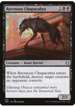 Ravenous Chupacabra