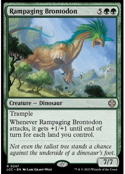 Rampaging Brontodon