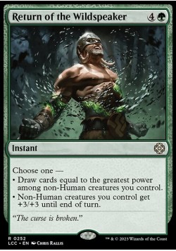 Return of the Wildspeaker