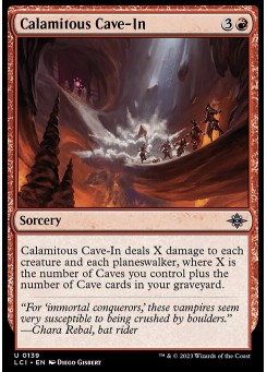 Calamitous Cave-In
