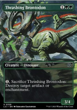 Thrashing Brontodon
