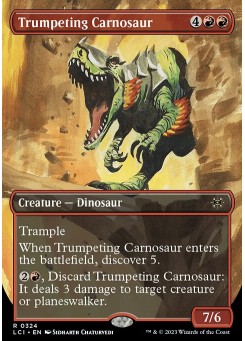 Trumpeting Carnosaur