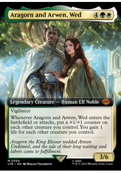 Aragorn and Arwen, Wed