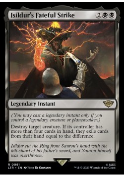 Isildur's Fateful Strike