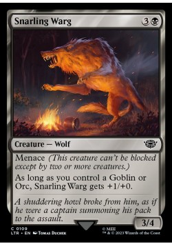 Snarling Warg