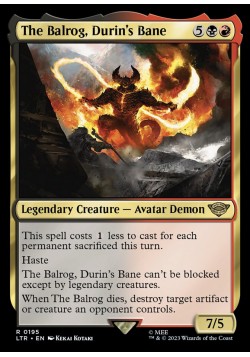 The Balrog, Durin's Bane
