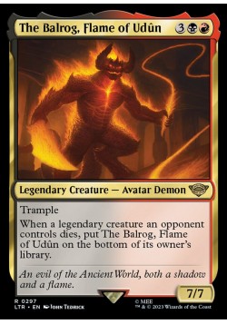The Balrog, Flame of Udun