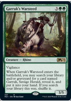 Garruk's Warsteed