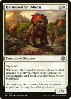Harnessed Snubhorn