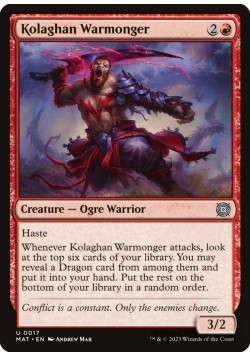 Kolaghan Warmonger