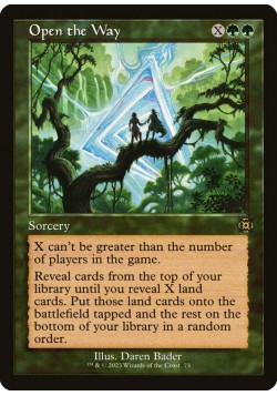 Open the Way