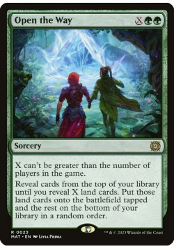 Open the Way