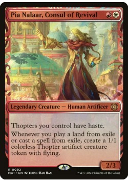 Pia Nalaar, Consul of Revival