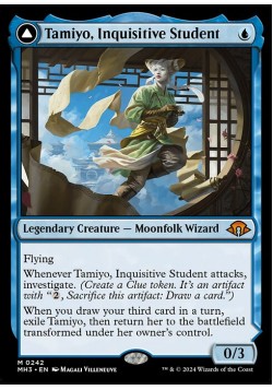 Tamiyo, Inquisitive Student // Tamiyo, Seasoned Scholar
