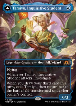 Tamiyo, Inquisitive Student // Tamiyo, Seasoned Scholar