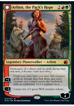 Arlinn, the Pack's Hope // Arlinn, the Moon's Fury
