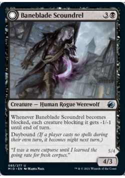 Baneblade Scoundrel // Baneclaw Marauder