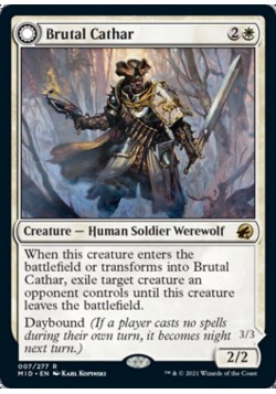Brutal Cathar // Moonrage Brute