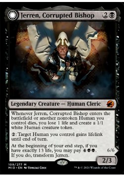 Jerren, Corrupted Bishop // Ormendahl, the Corrupter