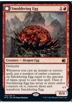 Smoldering Egg // Ashmouth Dragon