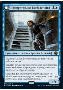 Подозрительная Безбилетница