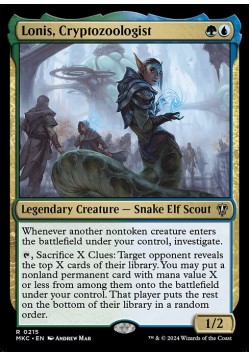 Lonis, Cryptozoologist