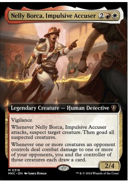 Nelly Borca, Impulsive Accuser