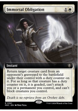 Immortal Obligation