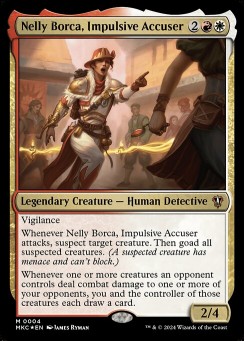 Nelly Borca, Impulsive Accuser