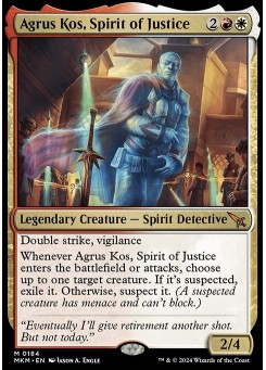 Agrus Kos, Spirit of Justice