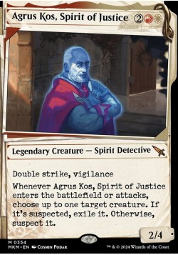 Agrus Kos, Spirit of Justice