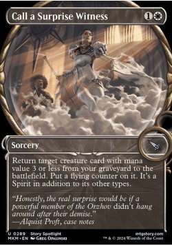 Call a Surprise Witness