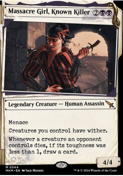 Massacre Girl, Known Killer