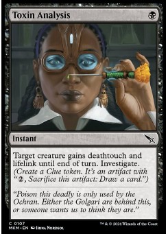 Toxin Analysis