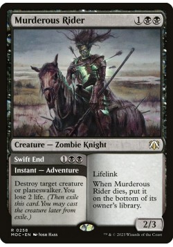 Murderous Rider // Swift End