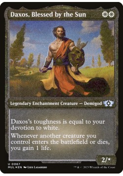 Daxos, Blessed by the Sun