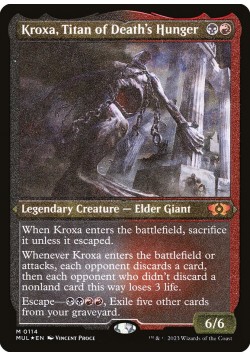 Kroxa, Titan of Death's Hunger