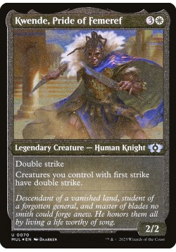 Kwende, Pride of Femeref