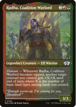 Radha, Coalition Warlord