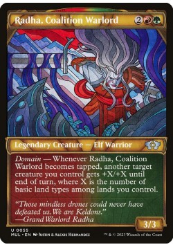Radha, Coalition Warlord