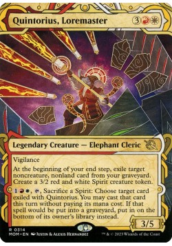 Quintorius, Loremaster