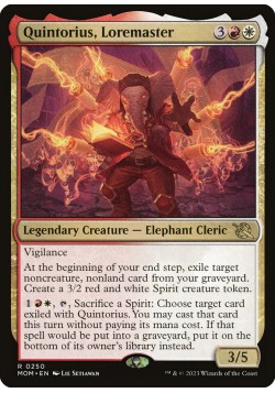 Quintorius, Loremaster