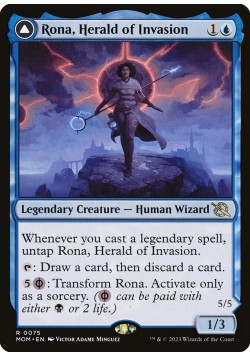 Rona, Herald of Invasion // Rona, Tolarian Obliterator