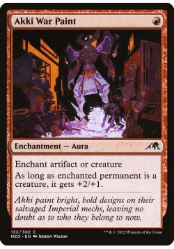 Akki War Paint
