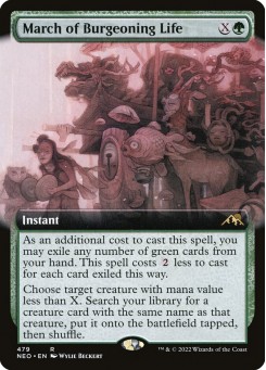 March of Burgeoning Life