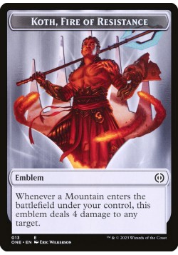 Koth, Fire of Resistance Emblem