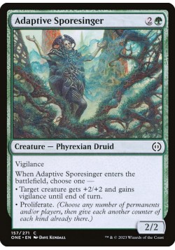 Adaptive Sporesinger