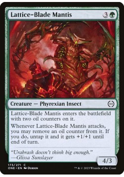 Lattice-Blade Mantis