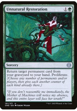 Unnatural Restoration