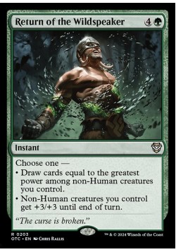 Return of the Wildspeaker